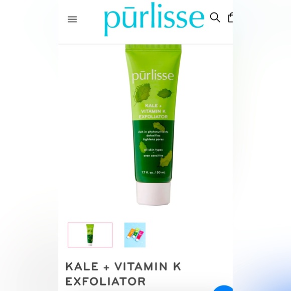 Purlisse Kale + Vitamin K Exfoliating Face Polish - Picture 1 of 6